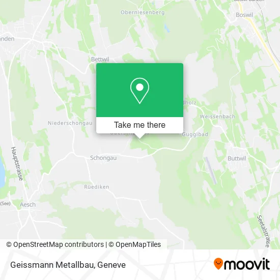 Geissmann Metallbau map