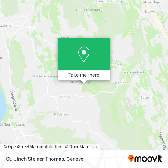 St. Ulrich Steiner Thomas map