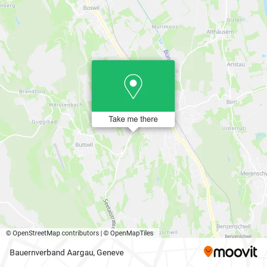 Bauernverband Aargau map