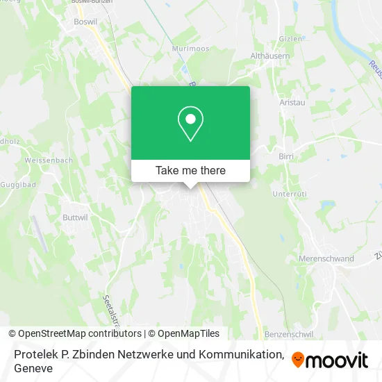 Protelek P. Zbinden Netzwerke und Kommunikation map