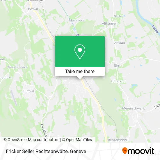 Fricker Seiler Rechtsanwälte map