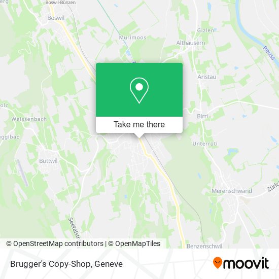 Brugger's Copy-Shop map