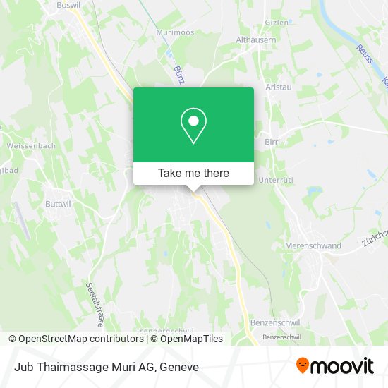 Jub Thaimassage Muri AG map