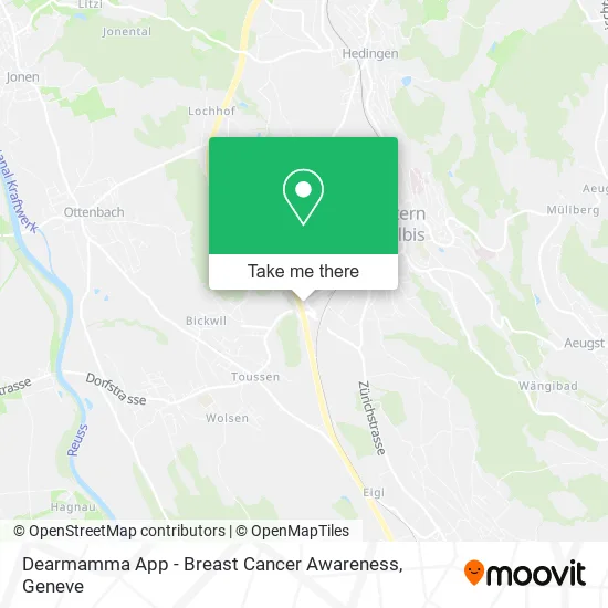 Dearmamma App - Breast Cancer Awareness map