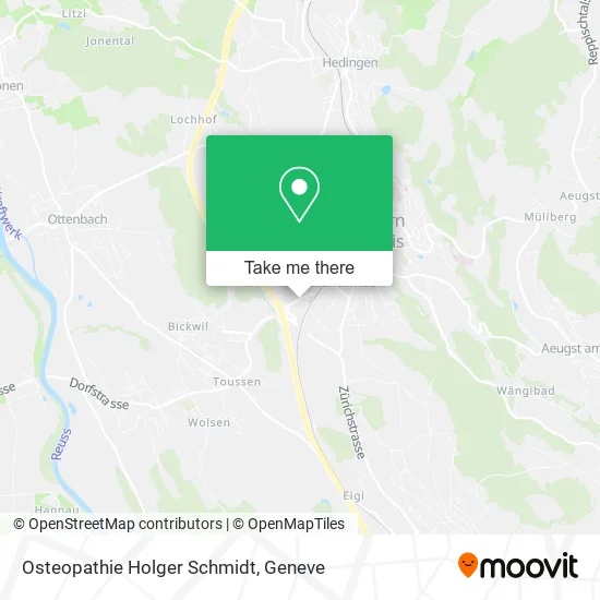 Osteopathie Holger Schmidt map