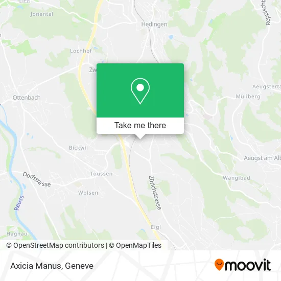 Axicia Manus map
