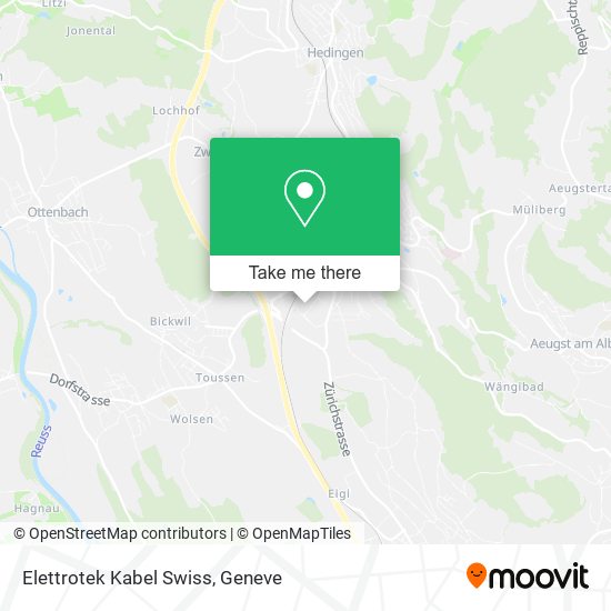 Elettrotek Kabel Swiss map