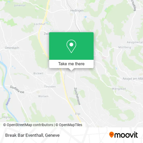 Break Bar Eventhall map