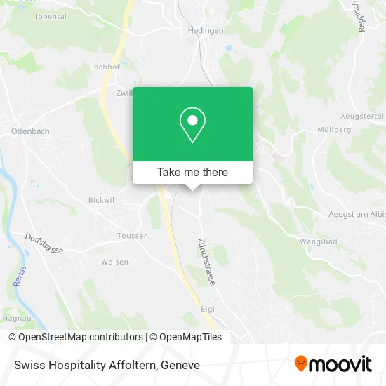 Swiss Hospitality Affoltern map