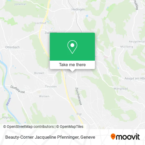 Beauty-Corner Jacqueline Pfenninger map