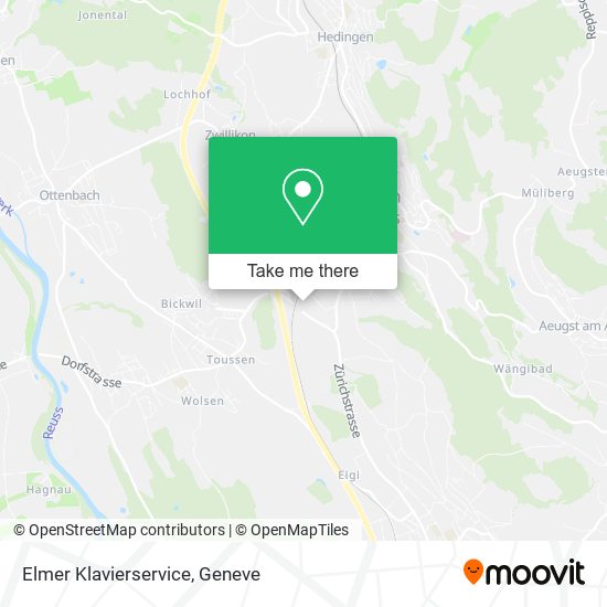 Elmer Klavierservice map