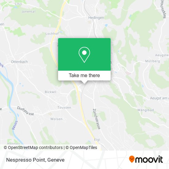 Nespresso Point map
