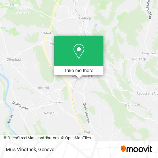 Mü's Vinothek map