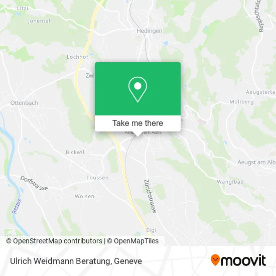 Ulrich Weidmann Beratung map