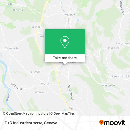 P+R Industriestrasse map