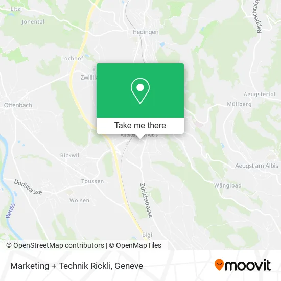 Marketing + Technik Rickli map
