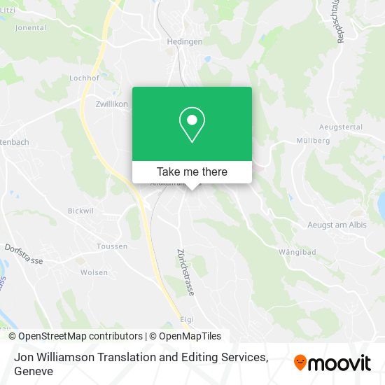 Jon Williamson Translation and Editing Services map