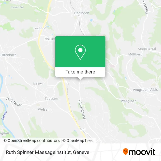 Ruth Spinner Massageinstitut map