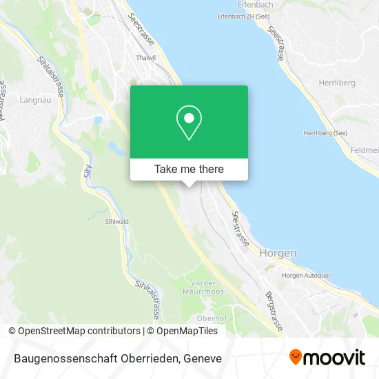 Baugenossenschaft Oberrieden map