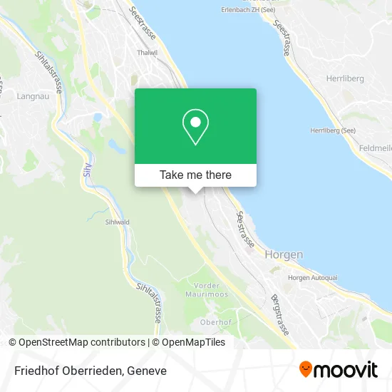 Friedhof Oberrieden map