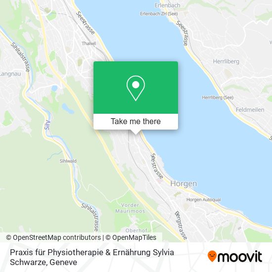 Praxis für Physiotherapie & Ernährung Sylvia Schwarze map
