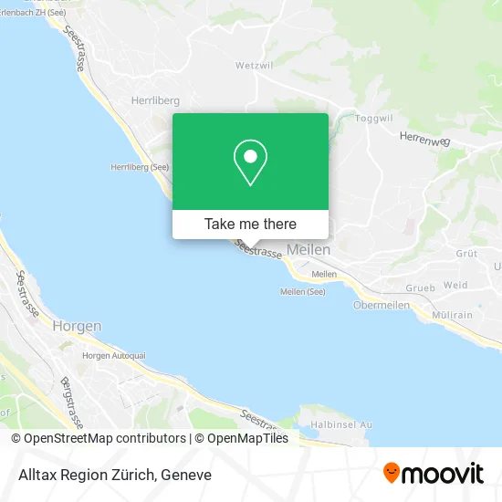 Alltax Region Zürich map