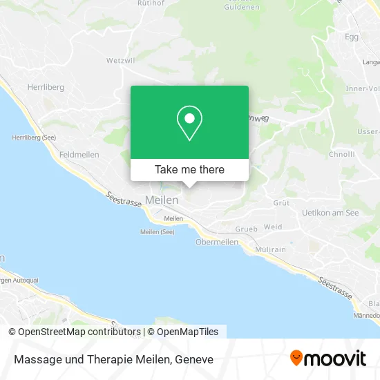 Massage und Therapie Meilen map