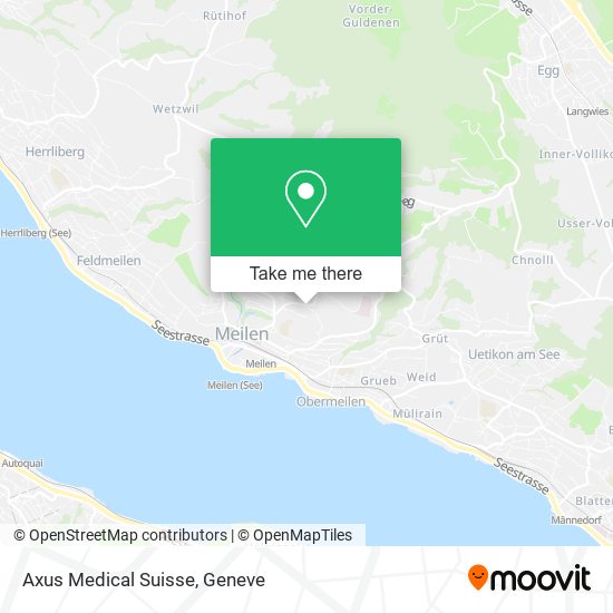 Axus Medical Suisse map