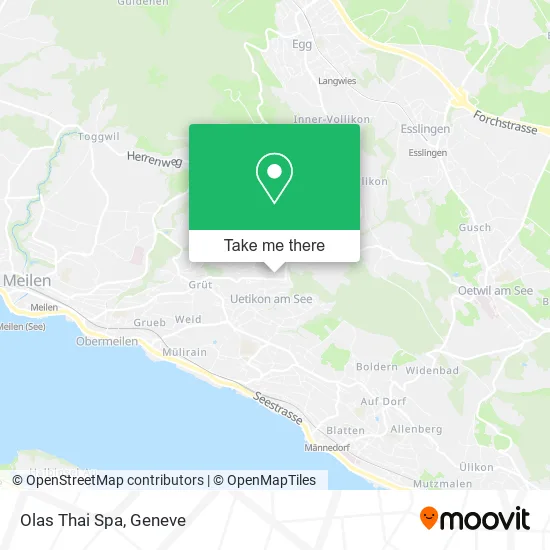 Olas Thai Spa map