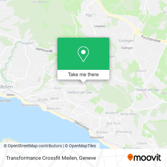 Transformance Crossfit Meilen map