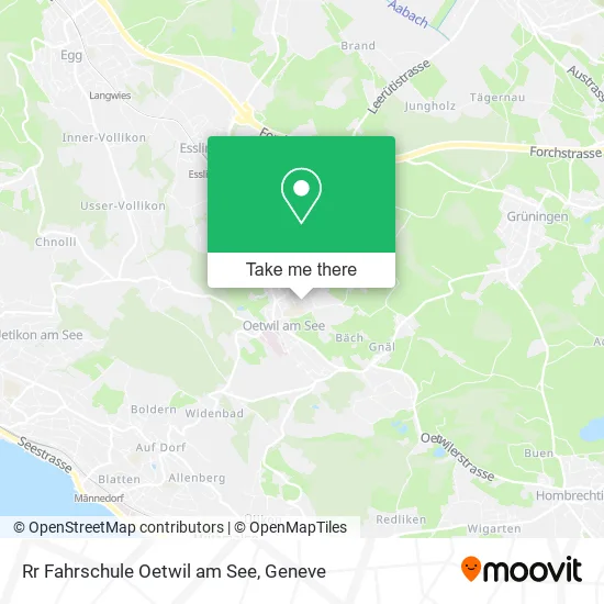 Rr Fahrschule Oetwil am See plan
