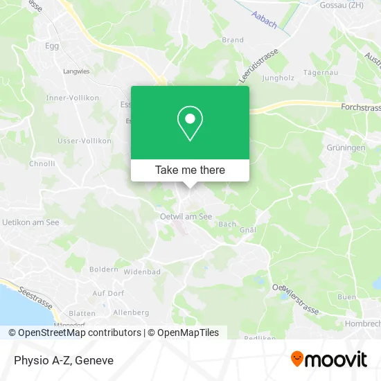Physio A-Z map
