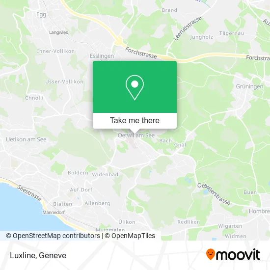 Luxline map