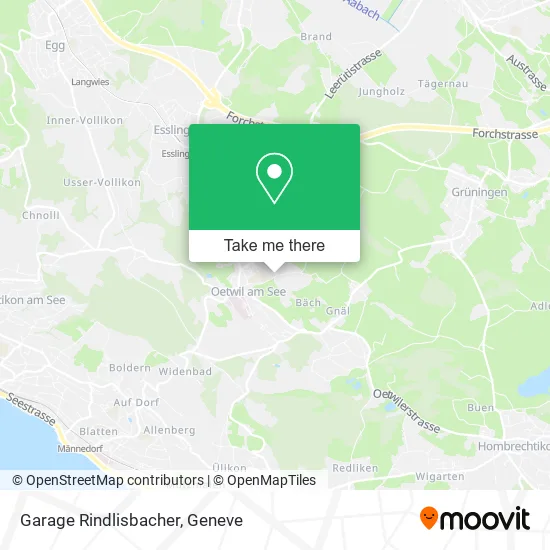 Garage Rindlisbacher map