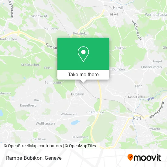 Rampe-Bubikon map