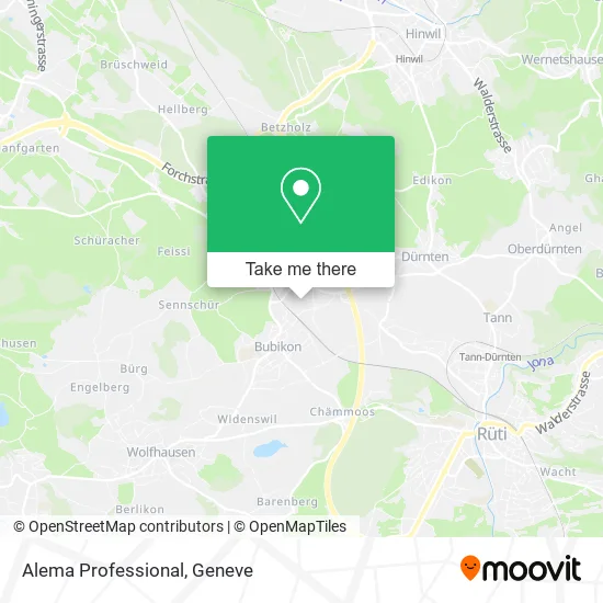 Alema Professional map