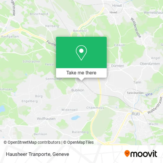 Hausheer Tranporte map