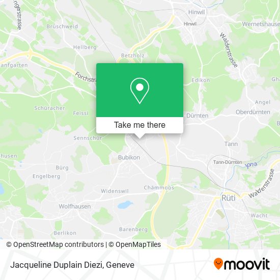 Jacqueline Duplain Diezi map