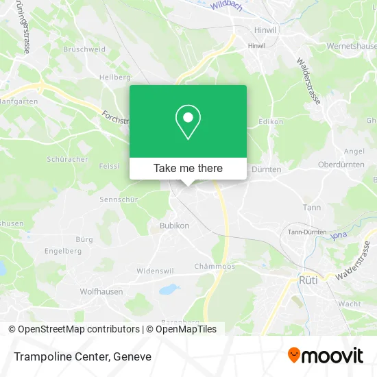 Trampoline Center map