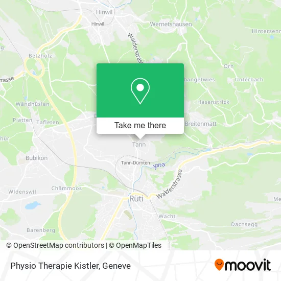 Physio Therapie Kistler map