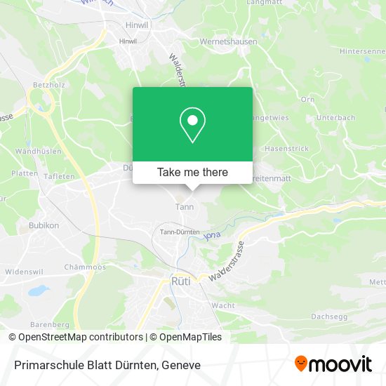 Primarschule Blatt Dürnten map