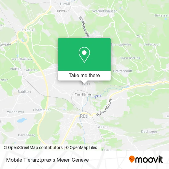 Mobile Tierarztpraxis Meier map