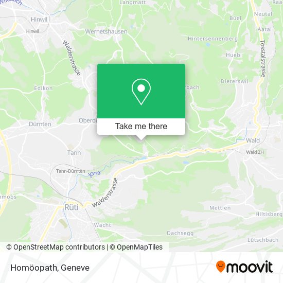 Homöopath map
