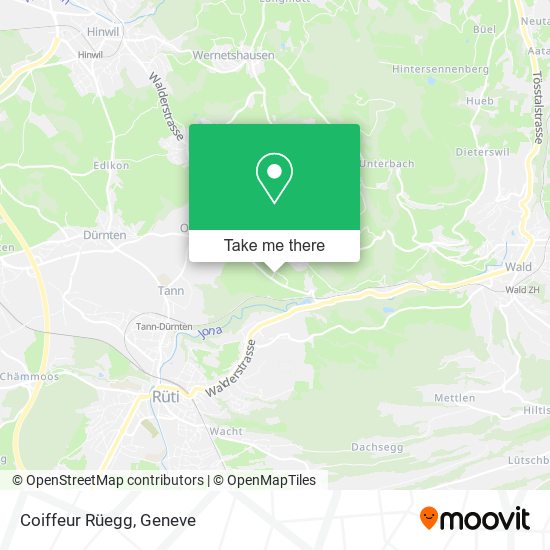 Coiffeur Rüegg map
