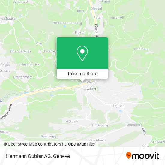 Hermann Gubler AG map