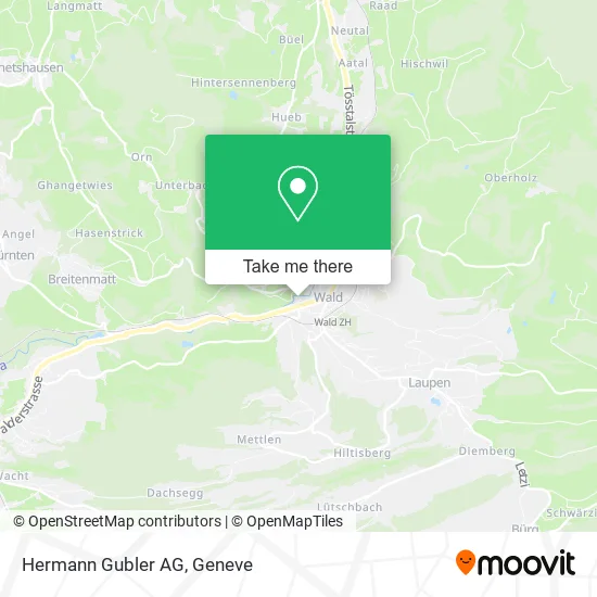 Hermann Gubler AG map