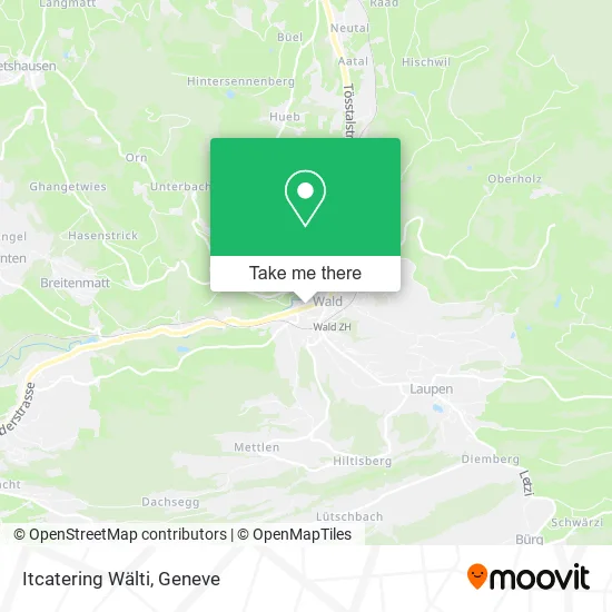 Itcatering Wälti map