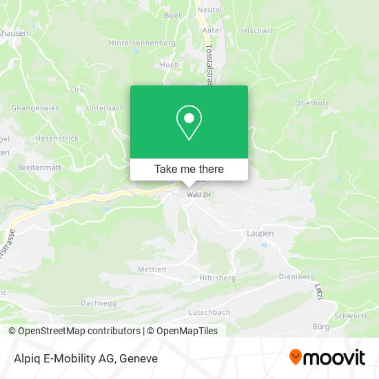 Alpiq E-Mobility AG map