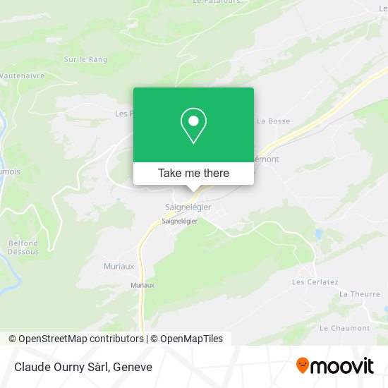 Claude Ourny Sàrl map