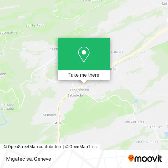Migatec sa map